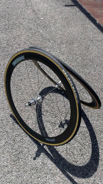 Used Campagnolo Bora First Generation Tubular Wheels bike — image 2 of 11