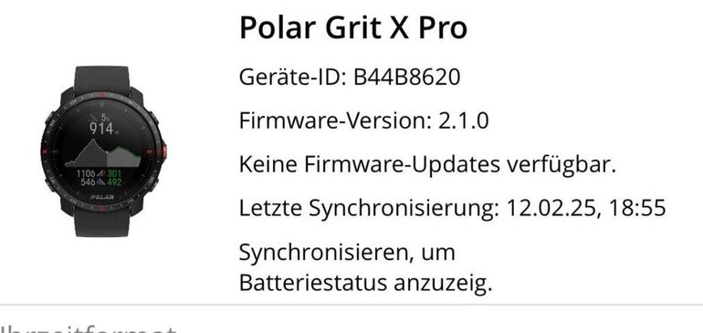 Used Polar Grit X Pro GPS Watch 2021 bike — image 2 of 3