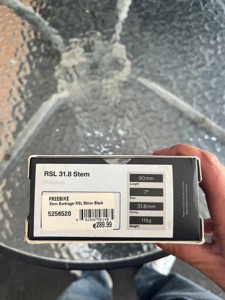 Used Bontrager RSL Stem 90mm 31.8mm 2026 bike — image 4 of 4