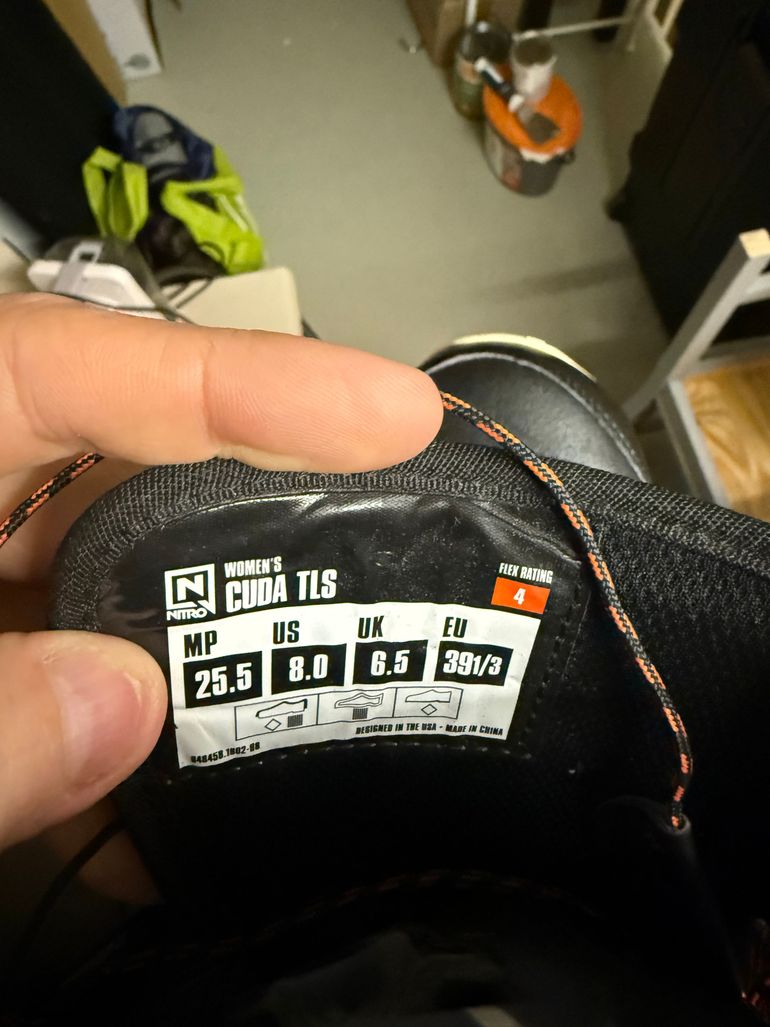 Used Nitro Cuda TLS Snowboard Boots 2020 bike — image 2 of 2