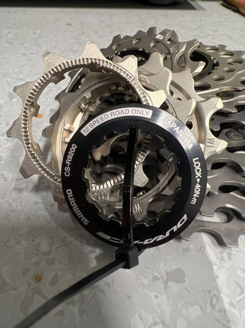 Used Shimano Dura-Ace CS-R9200 12-speed Cassette 11-30T 2025 bike — image 2 of 2