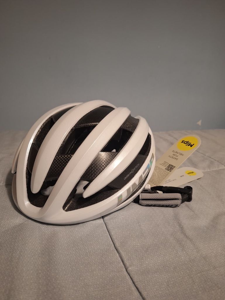 Used Limar Air Pro MIPS Helmet Iridescent White bike — image 6 of 8
