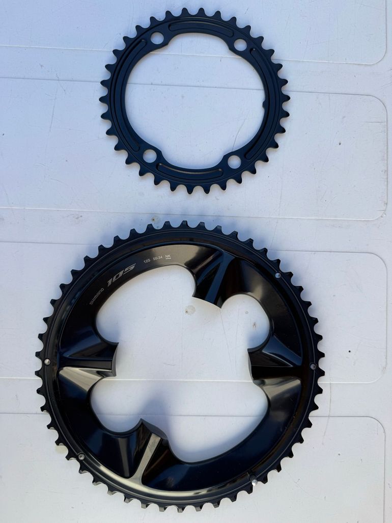 Used Shimano 105 Crank 165mm with Powermeter 2025 bike — image 8 of 9