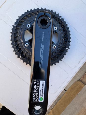 Used Shimano 105 Crank 165mm with Powermeter 2025 bike — image 3 of 9