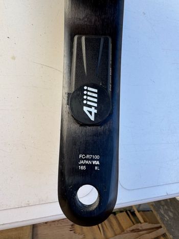 Used Shimano 105 Crank 165mm with Powermeter 2025 bike — image 5 of 9