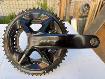 Used Shimano 105 Crank 165mm with Powermeter 2025 bike