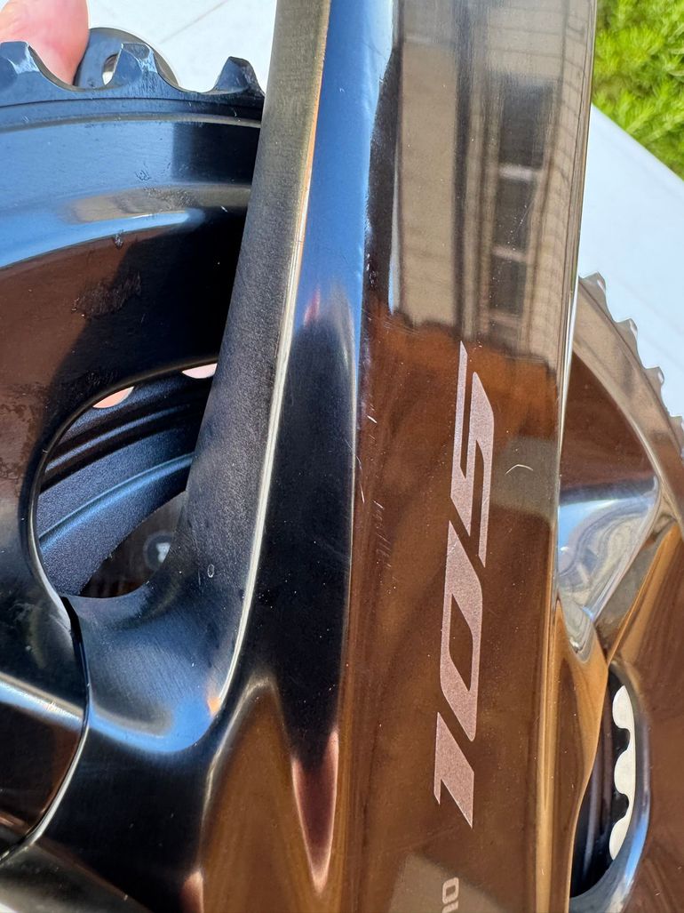 Used Shimano 105 Crank 165mm with Powermeter 2025 bike — image 7 of 9