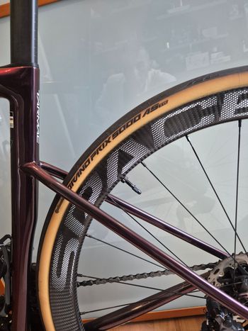 Used space carbon WS Road Wheelset with DT Swiss 180 SP Ceramic Hubs 2024 bike — image 4 of 12