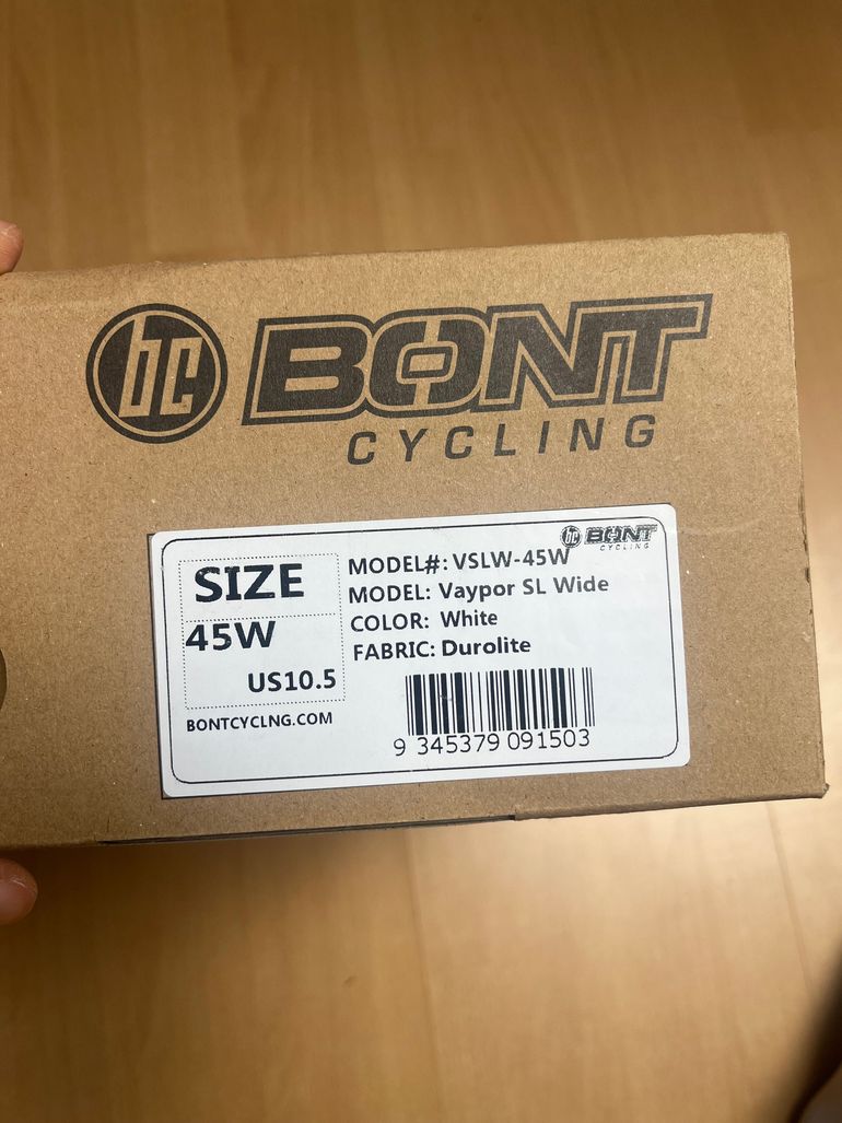 Used Bont Vaypor SL Wide Fit Carbon Road Shoes 2026 bike — image 2 of 4