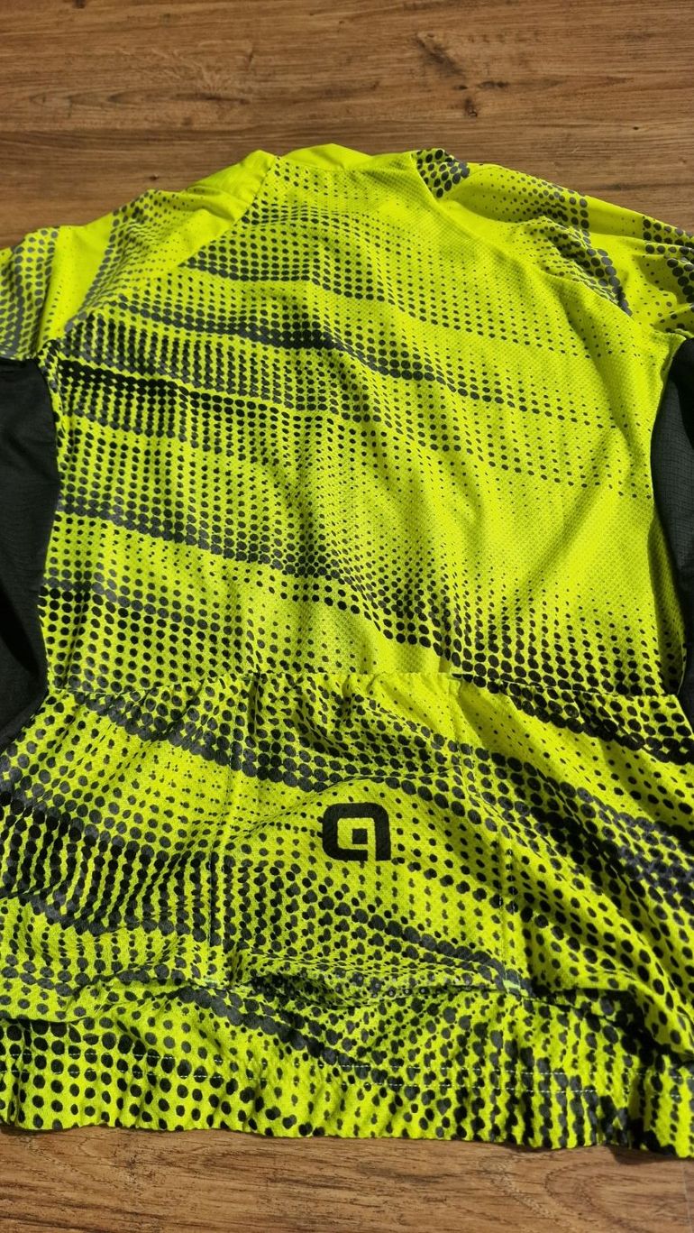 Used ALE Green Speed Short Sleeve Jersey neon yellow bike — image 5 of 6