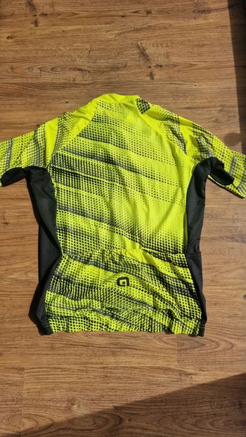 Used ALE Green Speed Short Sleeve Jersey neon yellow bike — image 2 of 6