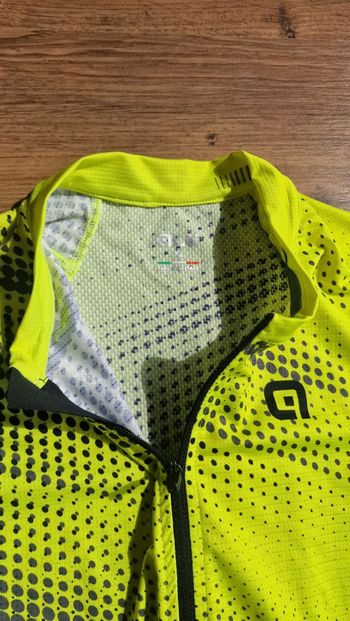 Used ALE Green Speed Short Sleeve Jersey neon yellow bike — image 4 of 6