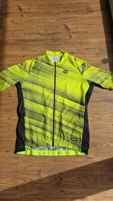 Brugt ALE Green Speed Short Sleeve Jersey neon yellow Cycling Clothing