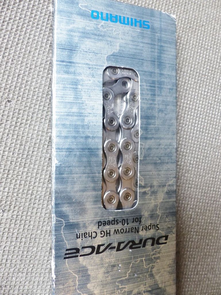 Used Shimano Dura Ace 10 Speed CN-7801 Chaîne 114 Links bike — image 3 of 7