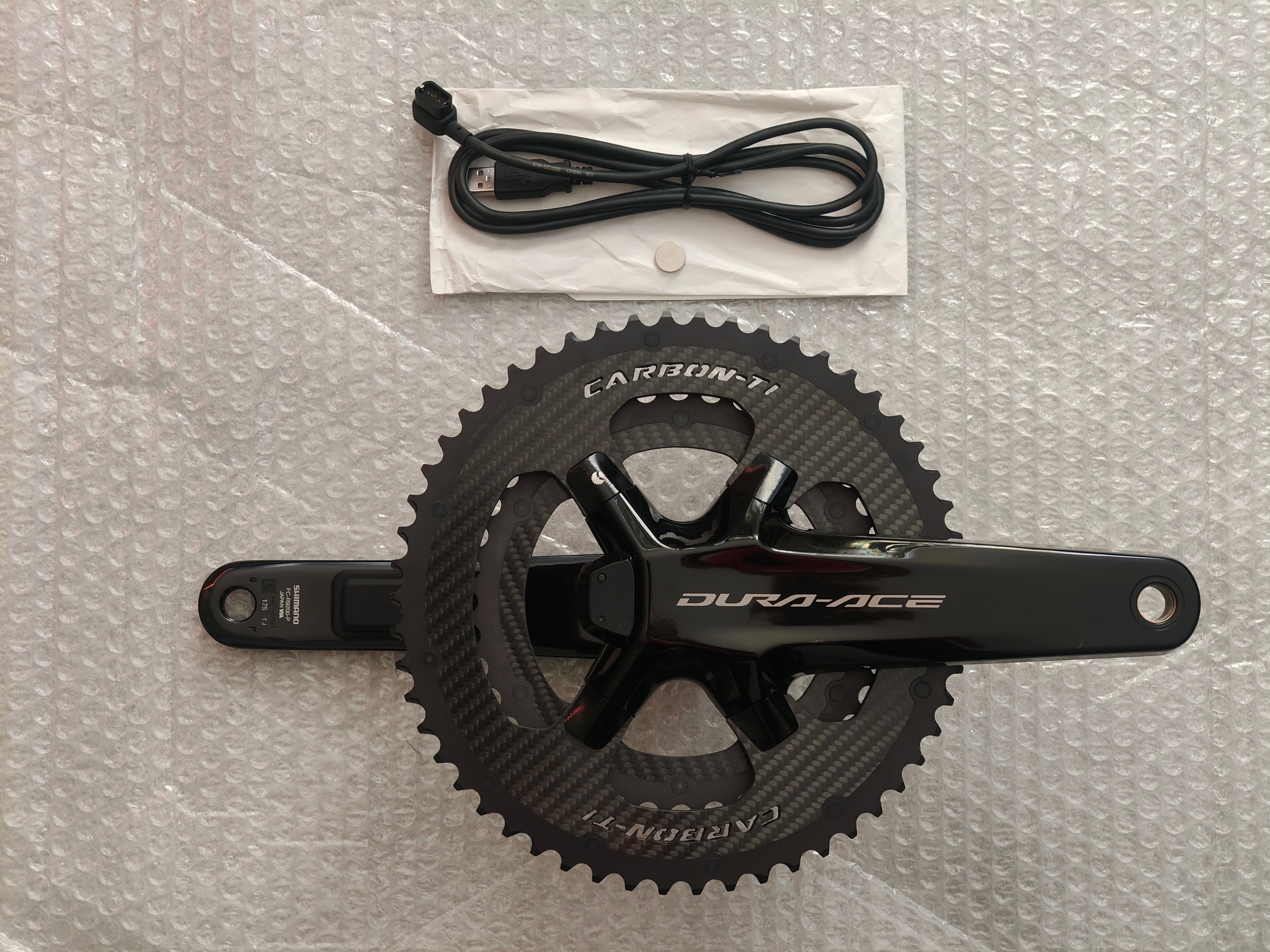 Shimano Dura-Ace FC-R9200-P Powermeter Kurbel + Carbon-Ti