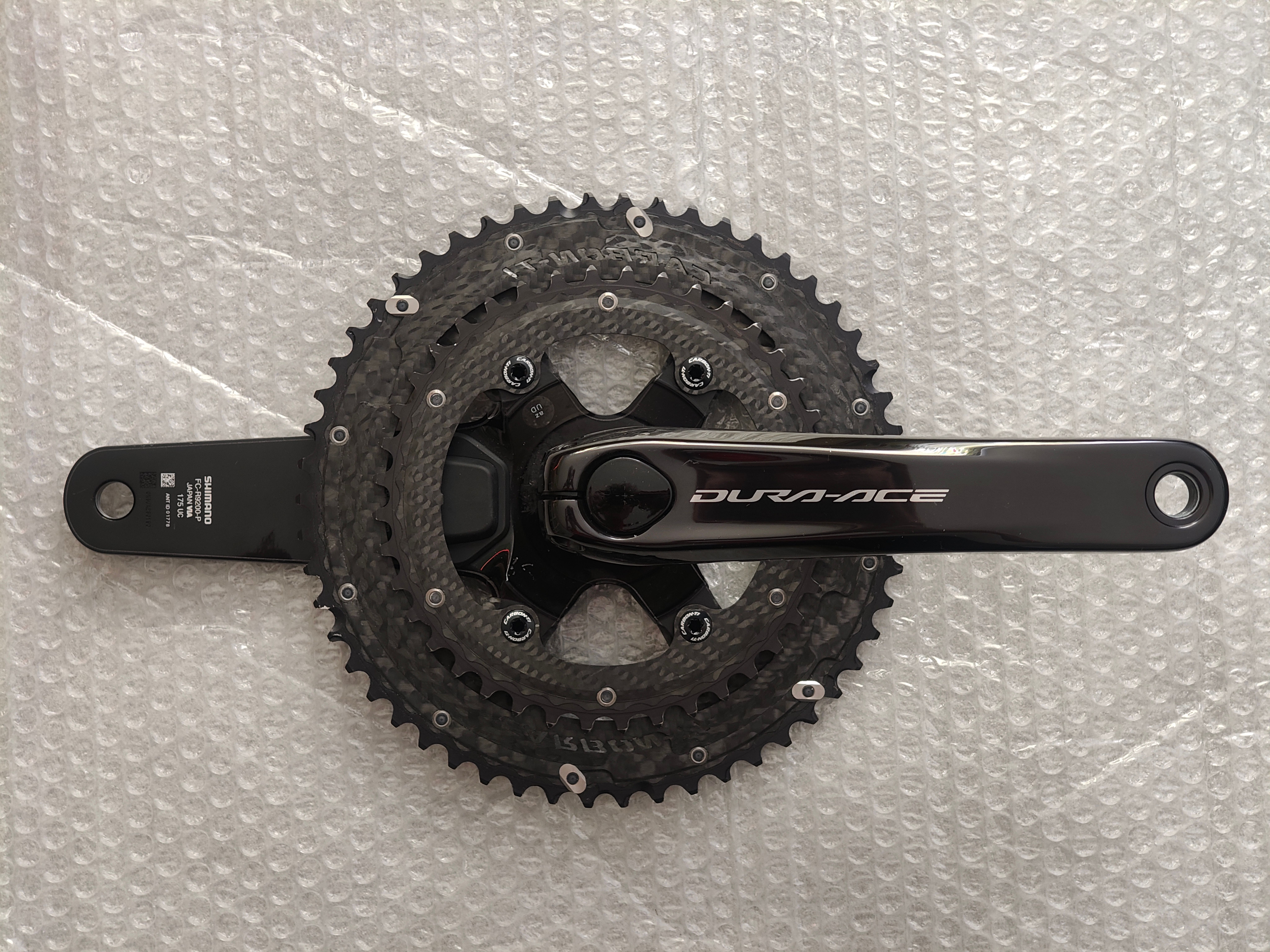 Shimano Dura-Ace FC-R9200-P Powermeter Kurbel + Carbon-Ti 