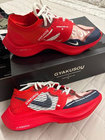Nike Vaporfly 4% Flyknit Gyakusou Running Shoes usato