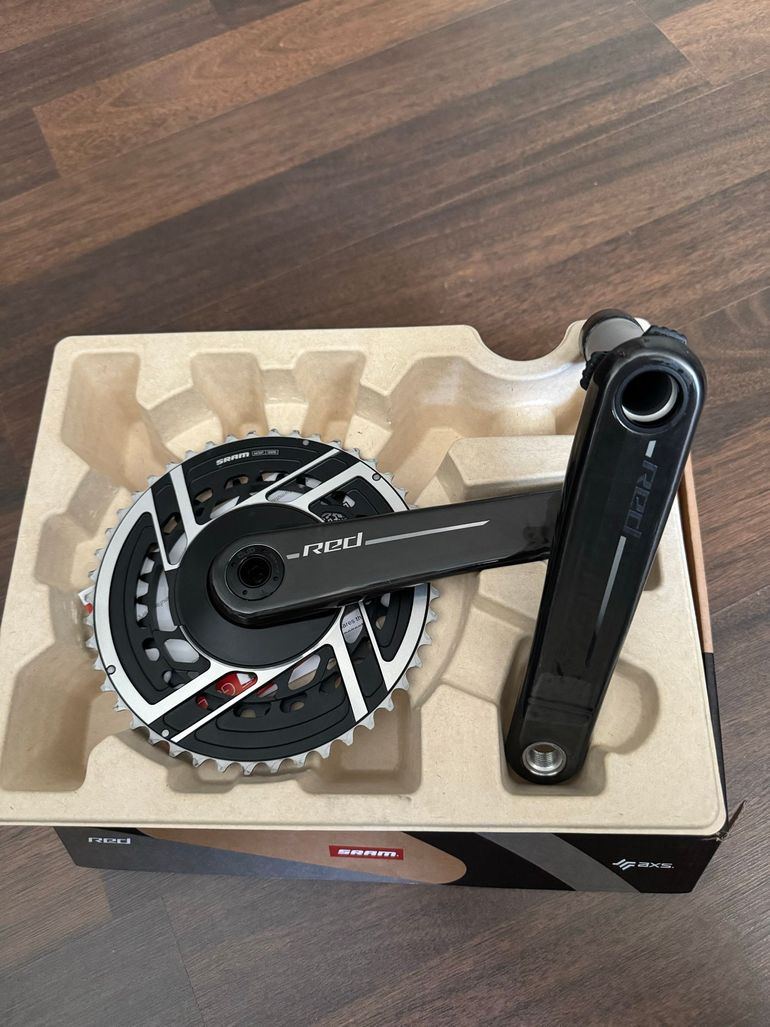 Used Sram RED e1 DUB 2x12-fach Carbon Kurbel 46/33 2026 bike — image 1 of 4