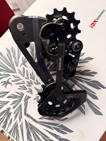 Used Sram GX Rear Derailleur Cable Actuated Drivetrain & Pedals