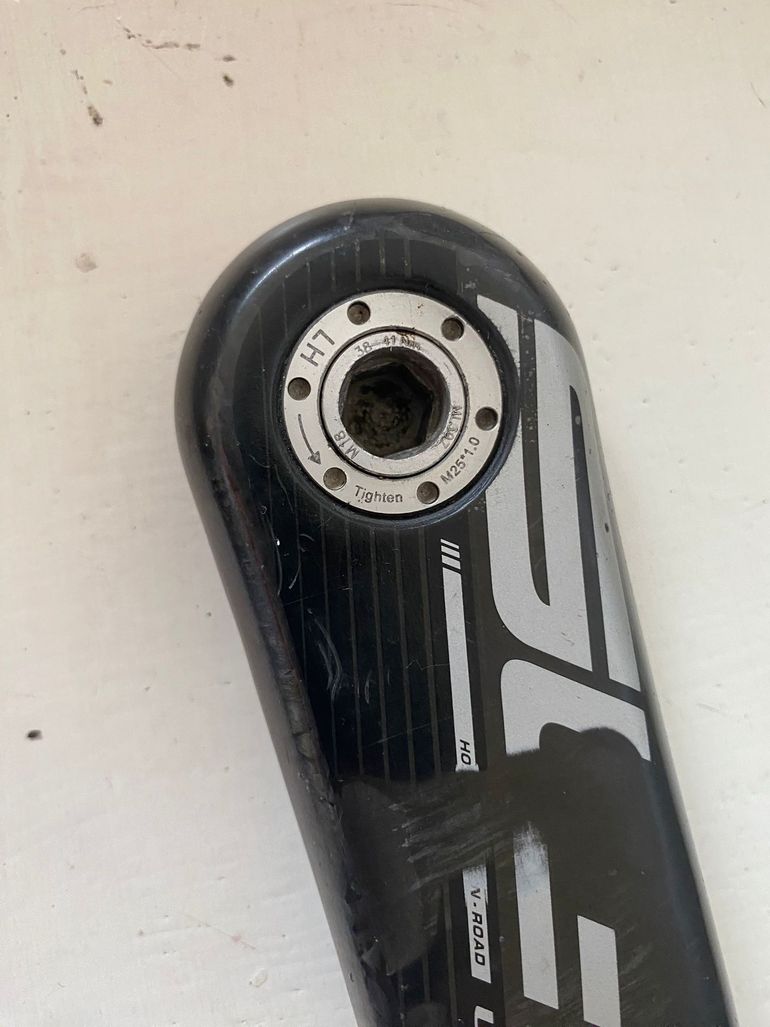 Used Fsa SL-K Light EVO 386 Left 172.5mm Carbon Crankarm bike — image 5 of 5