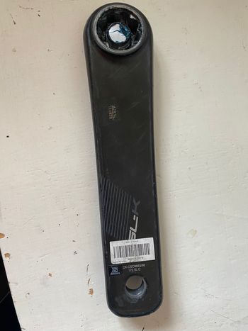 Used Fsa SL-K Light EVO 386 Left 172.5mm Carbon Crankarm bike — image 3 of 5