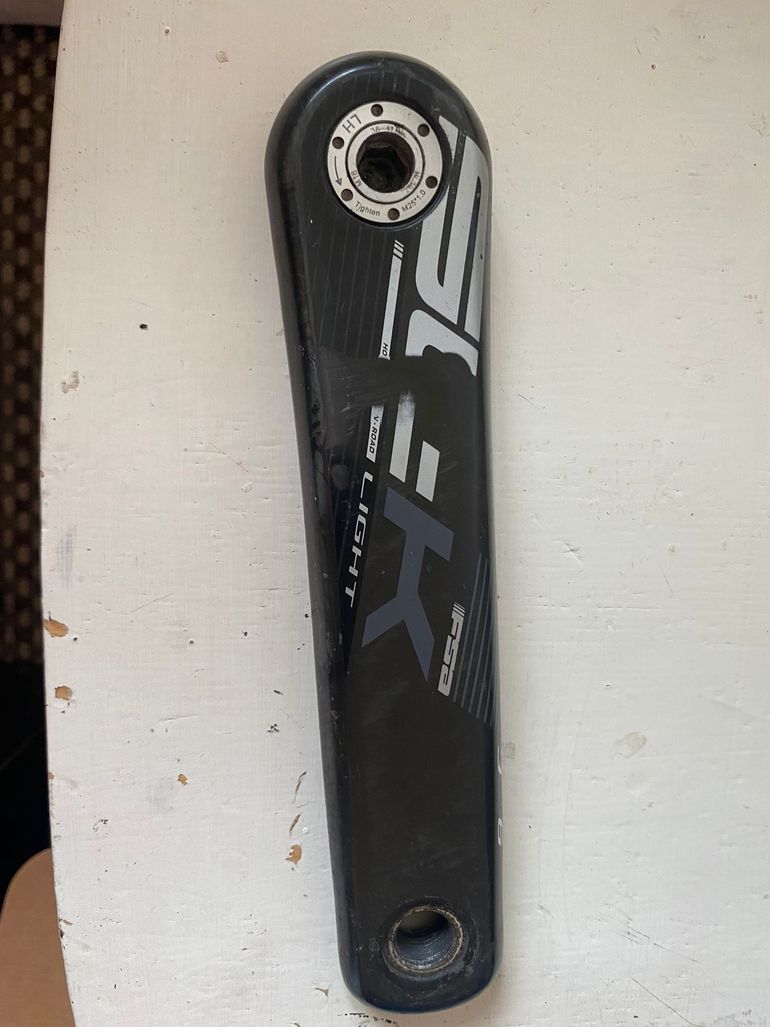 Used Fsa SL-K Light EVO 386 Left 172.5mm Carbon Crankarm bike — image 1 of 5