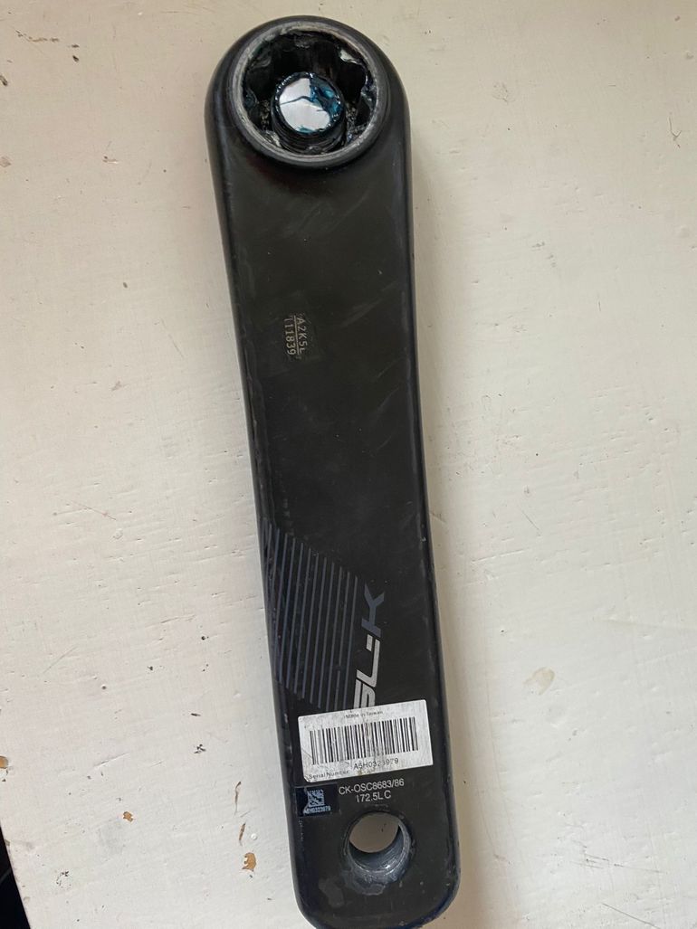 Used Fsa SL-K Light EVO 386 Left 172.5mm Carbon Crankarm bike — image 2 of 5