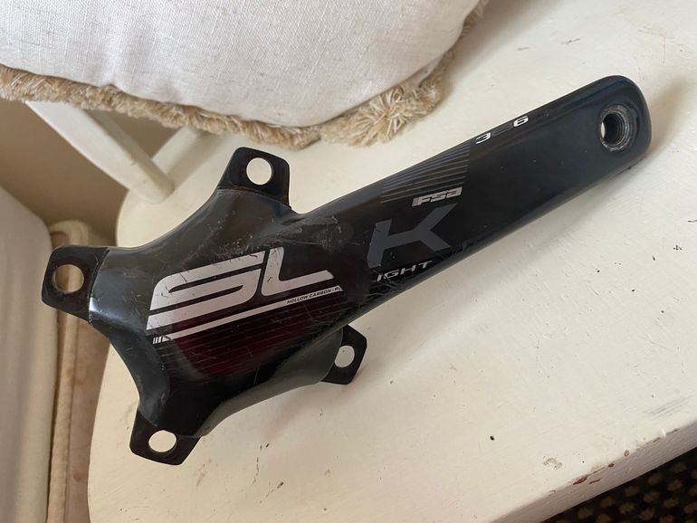 Used Fsa SL-K Light EVO 386 Right 172.5mm Carbon Crank bike — image 4 of 4