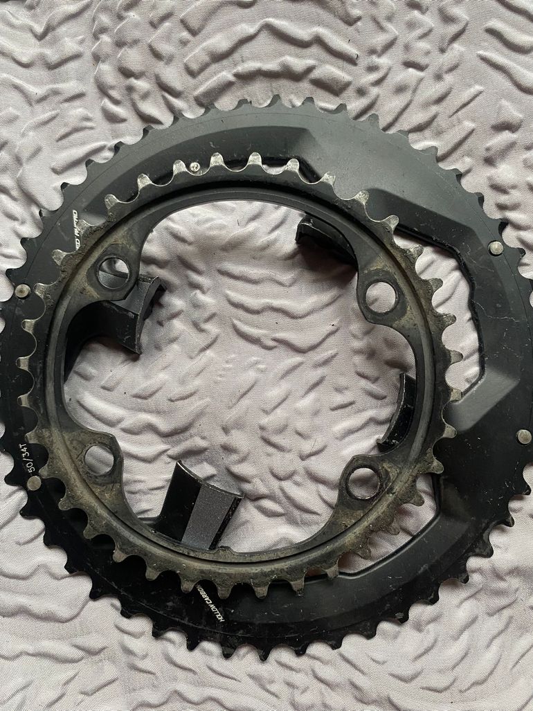 Used Fsa Hollowtech 50/34t Chainring Carbon bike — image 5 of 5