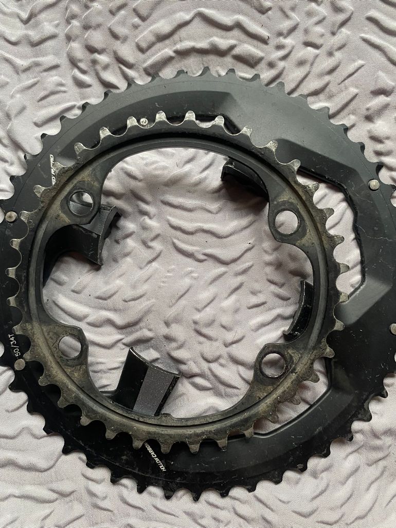 Used Fsa Hollowtech 50/34t Chainring Carbon bike — image 4 of 5