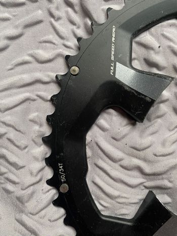 Used Fsa Hollowtech 50/34t Chainring Carbon bike — image 3 of 5