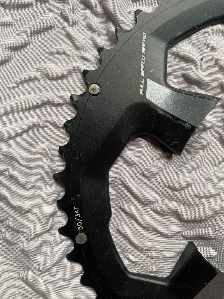 Used Fsa Hollowtech 50/34t Chainring Carbon bike — image 3 of 5