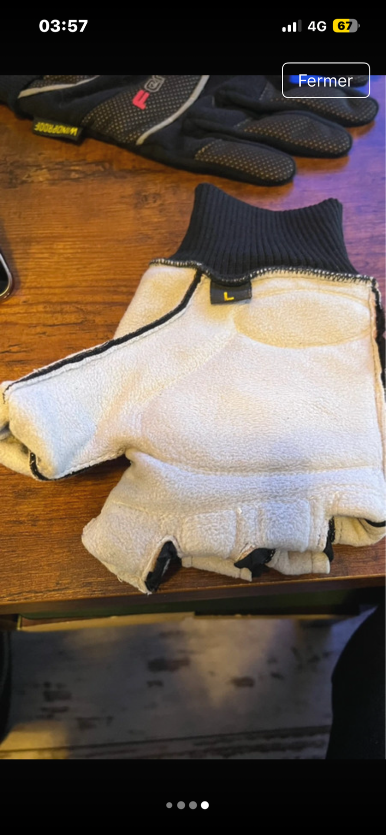 Used ferrus gants vélo hiver bike — image 4 of 4
