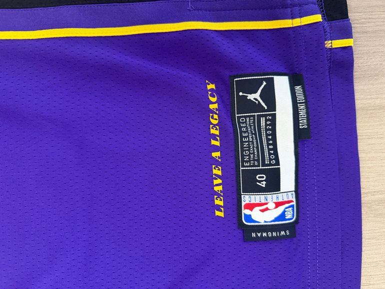 Used Jordan NBA Lakers Jersey 2025 bike — image 3 of 5