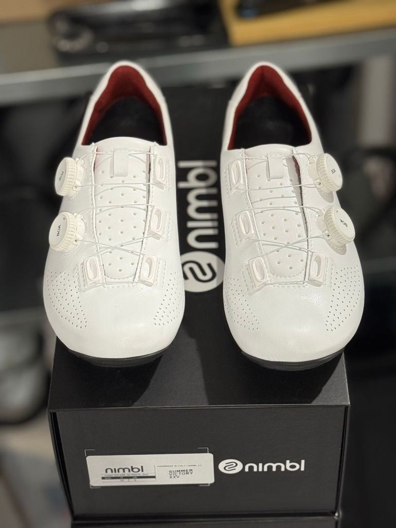 Used Nimbl Exceed Ultimate White Red 2026 bike — image 6 of 7