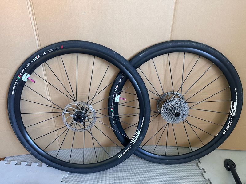 Used Dt Swiss P 1800 SPLINE Wheelset Wheels