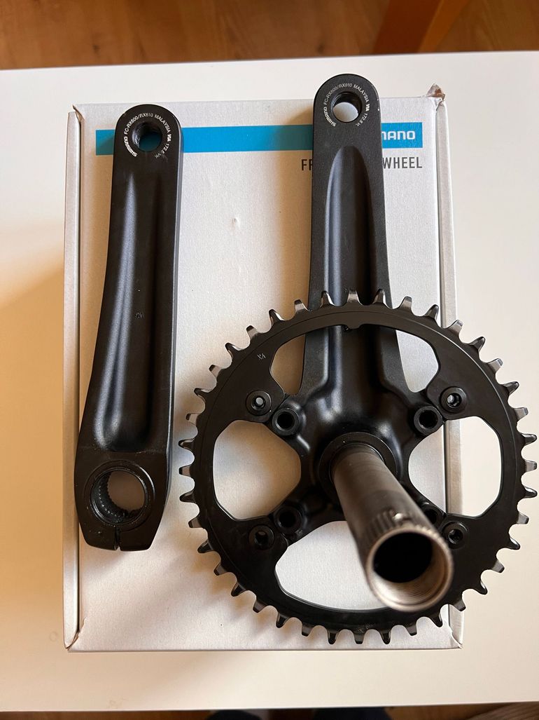Used Shimano GRX FC-RX610-1 Crankset 2025 bike — image 3 of 4