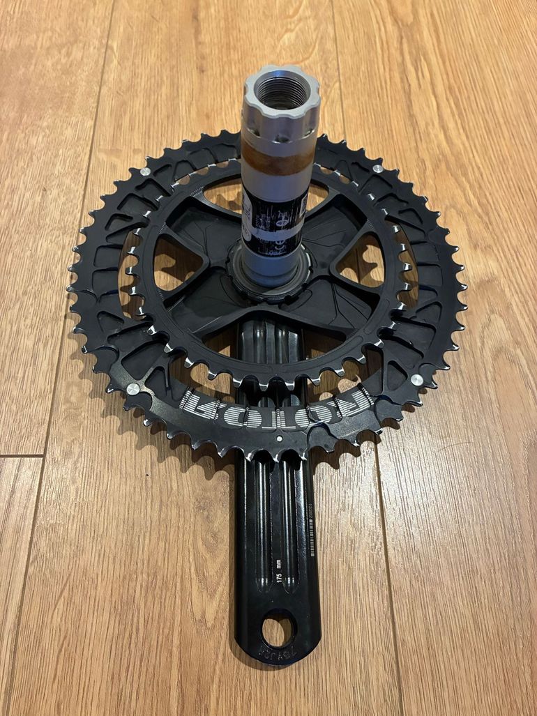 Used Rotor Inpower Powermeter Crankset 52/36, 175mm 2024 bike — image 5 of 9