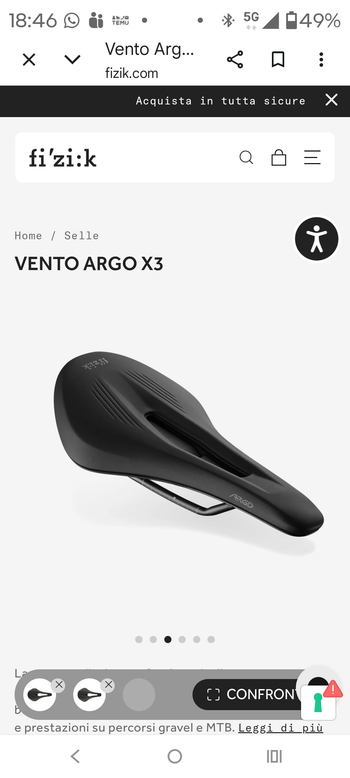 Used Fizik Vento Argo X3 2025 bike