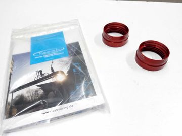 Used Reset Racing Juego Copas de rodamiento Cazoleta BB24 Ref.#5360 Rojo Drivetrain & Pedals