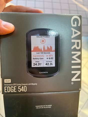 Used Garmin edge 540 solar 2026 bike — image 3 of 3