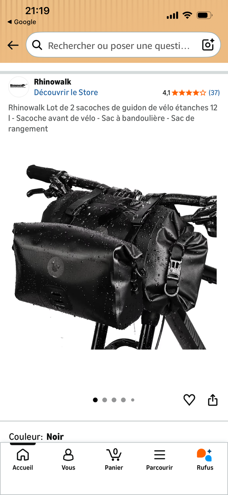 Used Rhinowalk Ensemble de sacoches de guidon 2026 bike — image 1 of 3