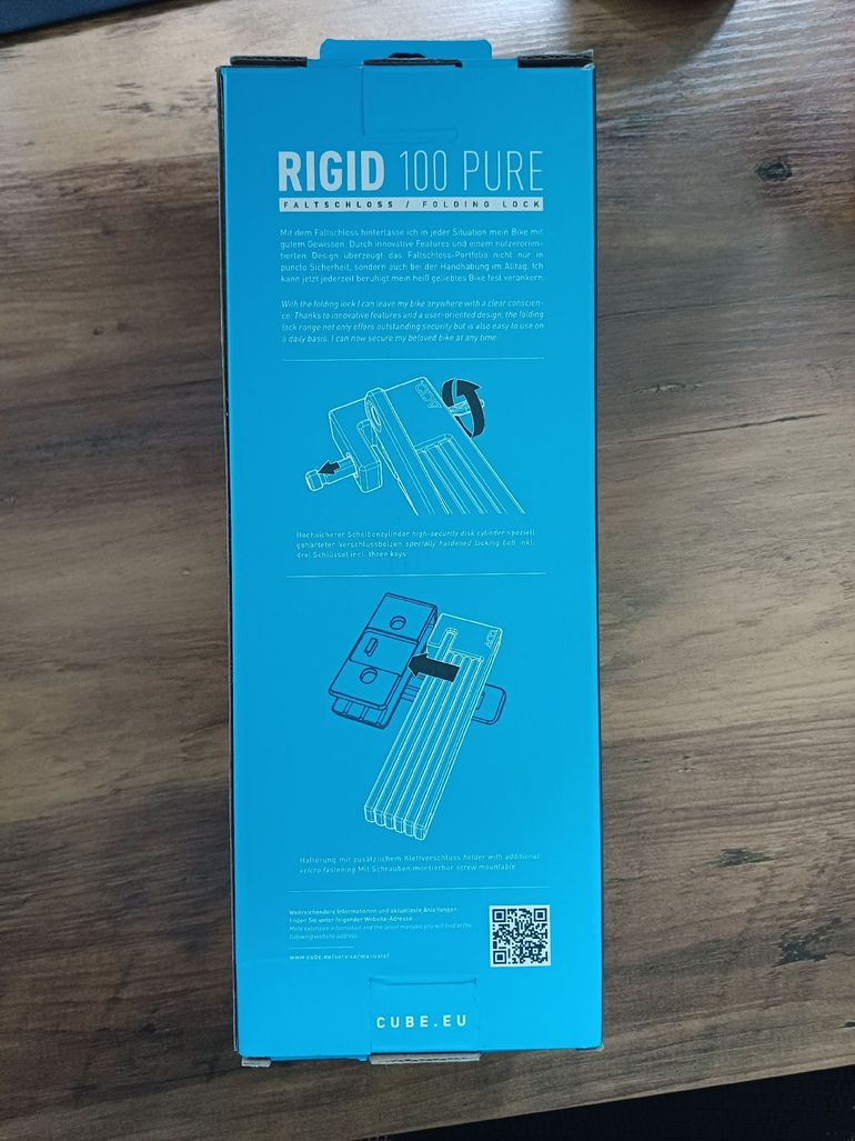 Used Cube Acid Rigid 100 Pure Folding Lock bike — image 8 of 10