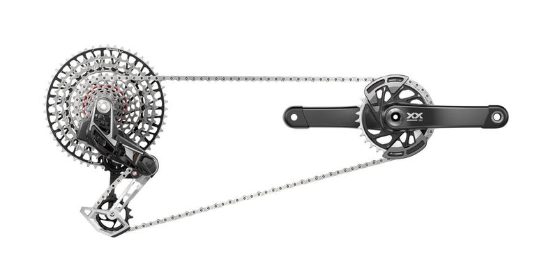 Used Sram XX T-Type Eagle AXS DUB MTB Wide Crankset 175mm 2026 bike — image 1 of 7