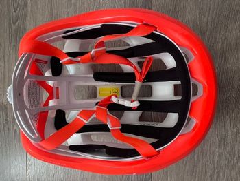 Used POC Vectral MIPS Helm 1217 fluorescent orange avip medium 54/59 2024 bike — image 3 of 7
