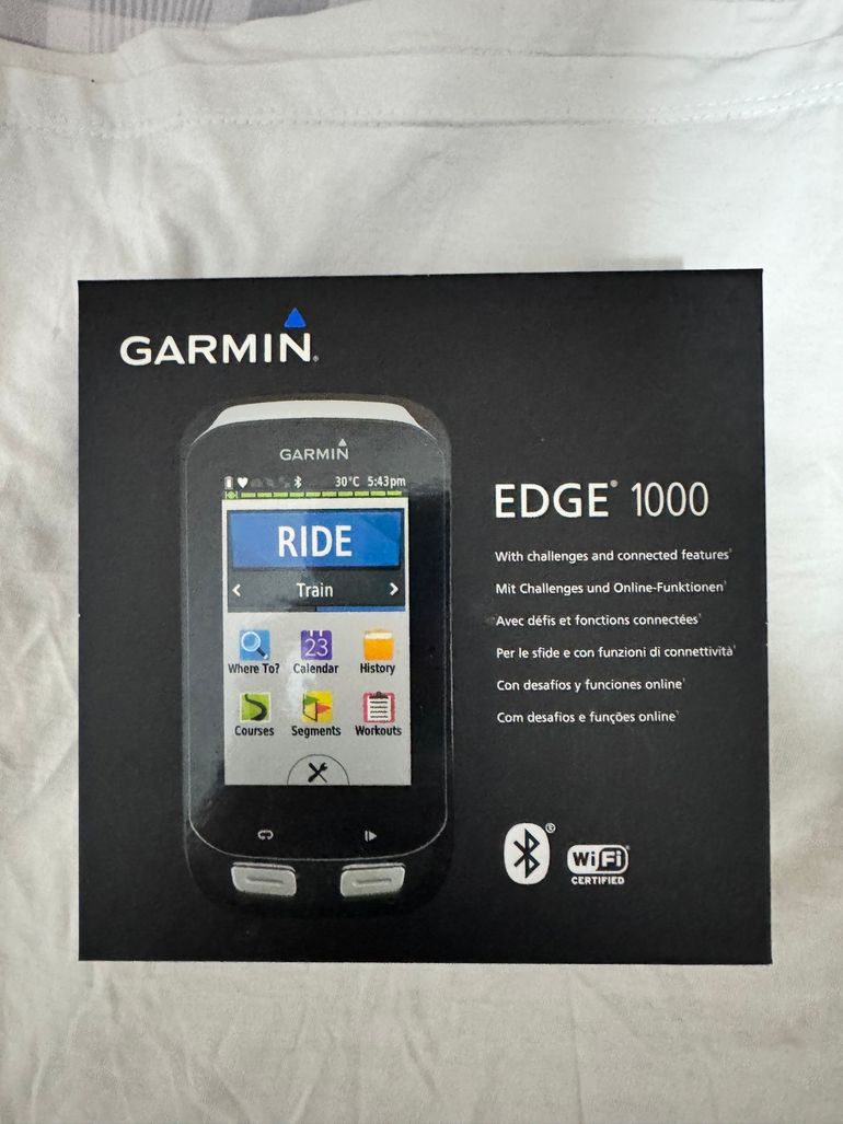 Used Garmin Edge 1000 GPS Cycling Computer bike — image 3 of 3