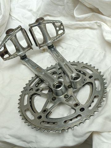 Używany Stronglight Double Crankset 170mm 52/40T Drivetrain & Pedals