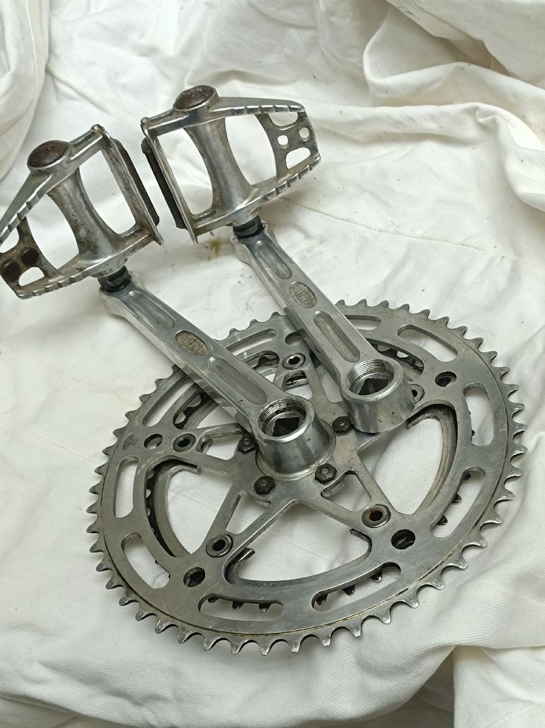 Used Stronglight Double Crankset 170mm 52/40T bike — image 1 of 15