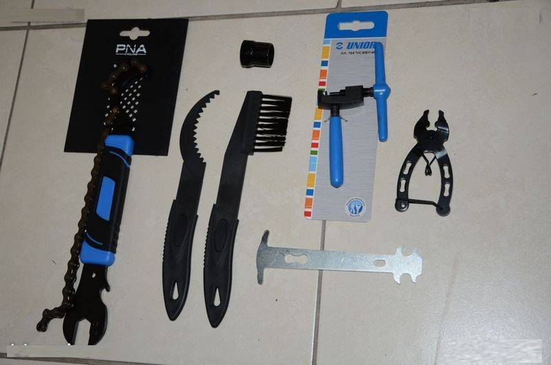 Tweedehands divers Set outil de reparation entretien groupe velo route / vtt Cycling Accessories