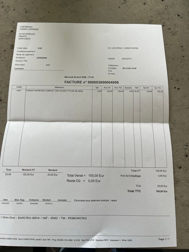 Used Öhlins TTX1 Air 230x60 2023 bike — image 9 of 9